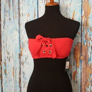 SUNN Lab Swim Swimwear Women's Grommet Bandeau Top